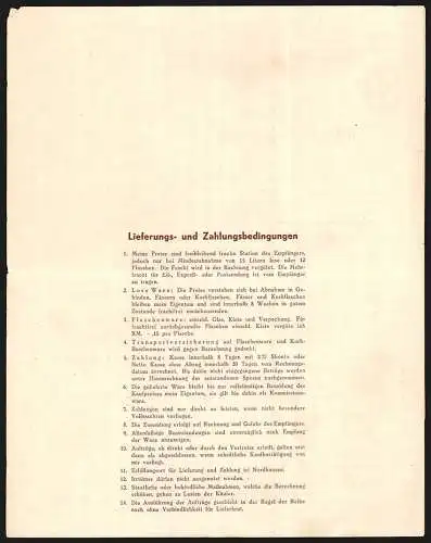 Rechnung Nordhausen am Harz 1937, Alfred Göpffarth, Branntwein- und Likörfabrik, Fabrikansicht und Schutzmarke