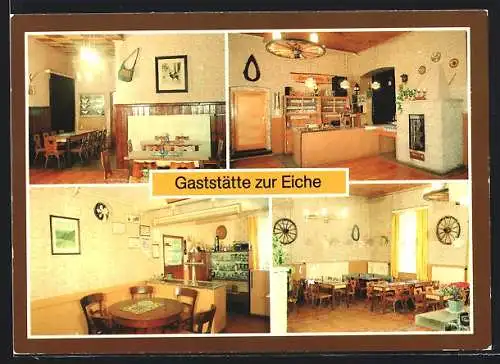 AK Krawinkel, Gaststätte zur Eiche mit Klubraum und Saal