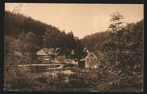 AK Landpoststempel Schmiedefeld /Radeberg-Land