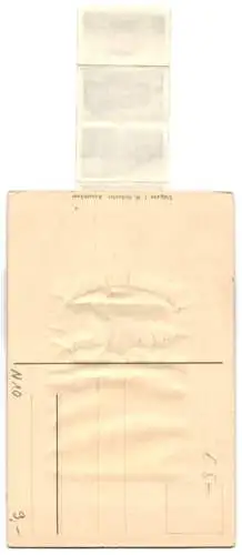 Leporello-AK Scheveningen, Strand Palace-Hotel, Strandgezicht, Boulevard met Monument voor Leger en Vloot