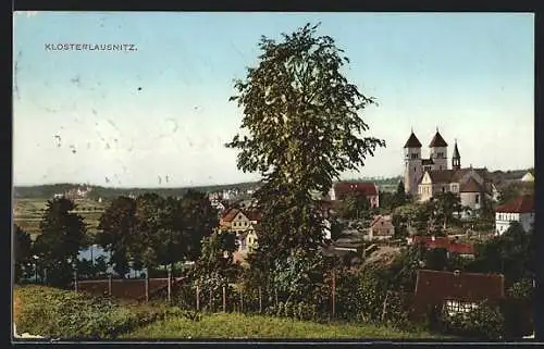 AK Klosterlausnitz, Ortspartie mit Kloster