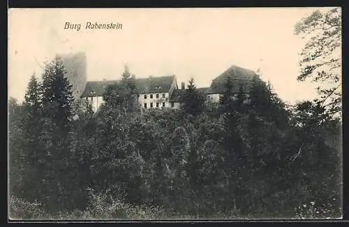 AK Belzig, Ansicht v. Burg Rabenstein