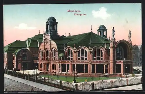 AK Mannheim, Blick auf den Rosengarten