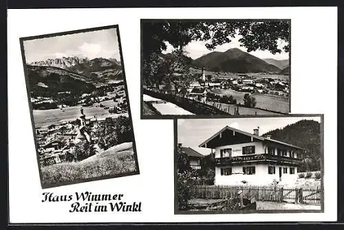 AK Reit i. Winkl, Gasthaus Wimmer u. Ortsansichten