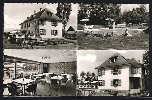 AK Bad Krozingen, Gasthaus Kurheim Hillebrand, Schwimmbadstrasse 17