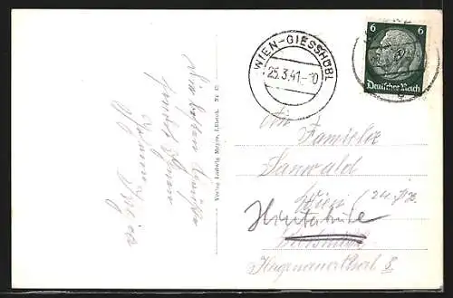 AK Lübeck, Blick von der Petrikirche auf den Holstentorplatz