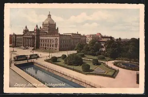 AK Bahnpoststempel Leipzig-Hof, Zug 26-