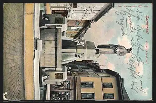 AK Bahnpoststempel Frankfurt-Karlsruhe-Basel, Zug 11