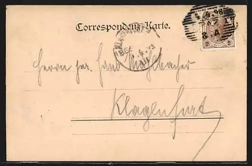 AK Graz, Aussenansicht K. K. Universität