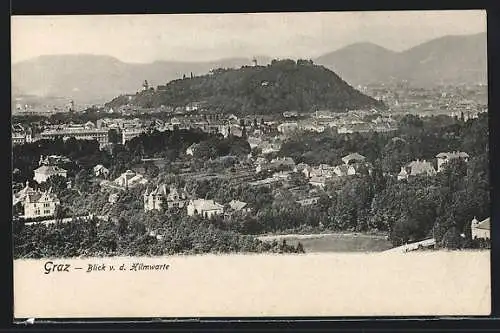AK Graz, Blick auf die Stadt v. d. Hilmwarte