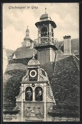 AK Graz, Ansicht des Glockenspiels