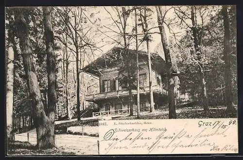 AK Graz, Schweizerhaus am Hilmteich