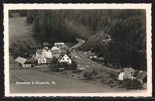 AK Mitterberg im Ennstal, Strimitzen aus der Vogelschau