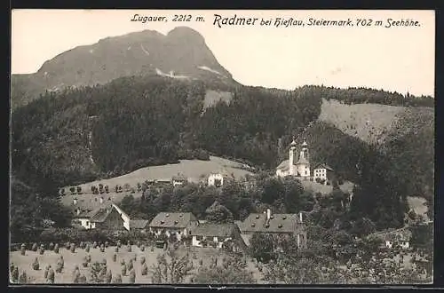 AK Radmer, Ortsansicht mit Lugauer