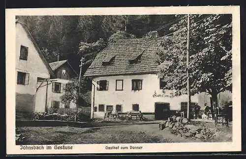 AK Johnsbach im Gesäuse, Gasthof zum Donner