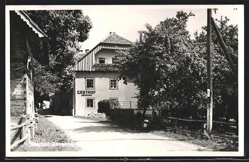 AK Aflenz, Aussenansicht v. Gasthaus Zöchling