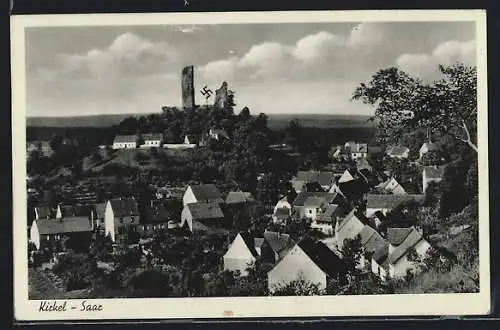 AK Kirkel /Saar, Teilansicht mit Burgruine