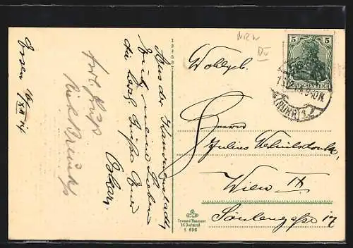 AK Essen, Strassenbahn an der Huyssensstiftung, Handelshof, Hauptbahnhof