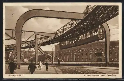 AK Elberfeld, Schwebebahn am Stadion