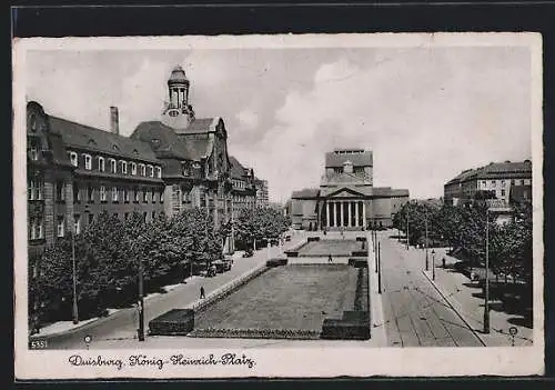 AK Duisburg, König Heinrich-Platz