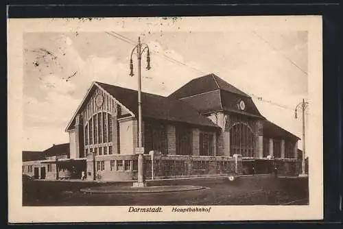 AK Darmstadt, Vor dem Hauptbahnhof