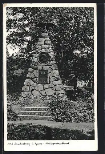 AK Bad Lauterberg i. Harz, Kriegerdenkmal