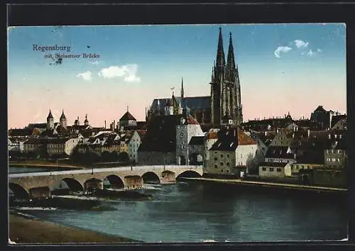 AK Regensburg, Steinerne Brücke