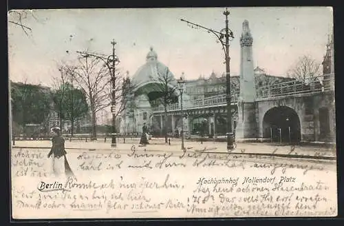 AK Berlin-Schöneberg, Hochbahnhof Nollendorf-Platz