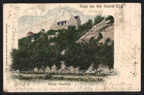 AK Vitzenburg /Unstrut-Thal, Schloss Vitzenburg