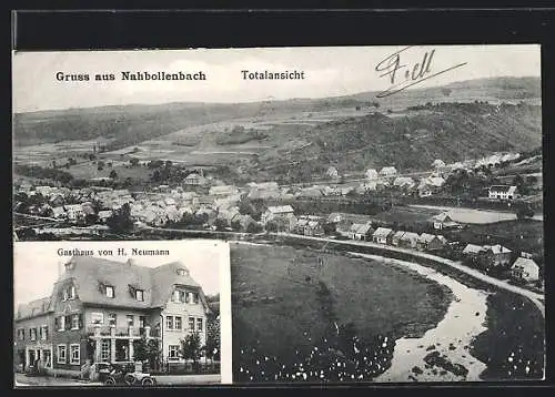 AK Nahbollenbach, Gasthaus von H. Neumann, Totalansicht