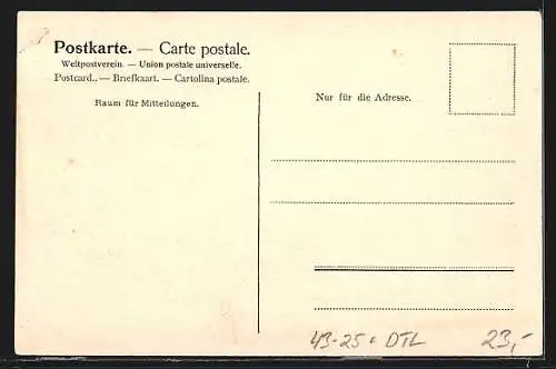 AK Kaufbeuren, VIII Schwäb. bayer. Sängerbundesfest 1905, Damen mit Lyra