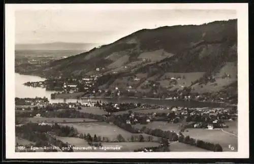 AK Egern-Rottach, Ortsansicht gegen Neureuth u. Tegernsee