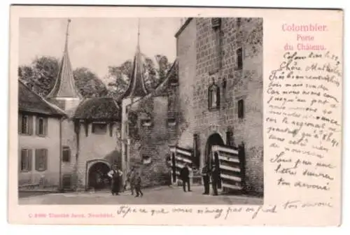 Relief-AK Colombier, Porte du Château