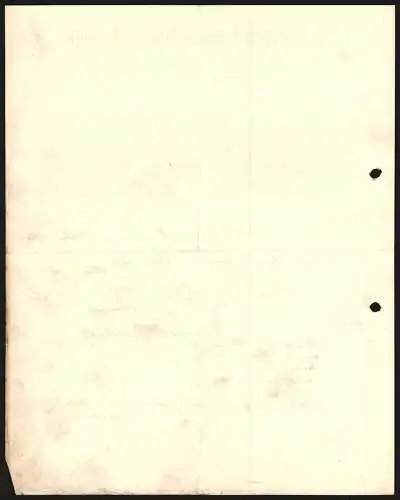 Rechnung Auerhammer bei Aue 1912, F. A. Lange, Dr. Geitner`s Argentanfabrik, Gesamtansicht der Betriebsanlage am Fluss