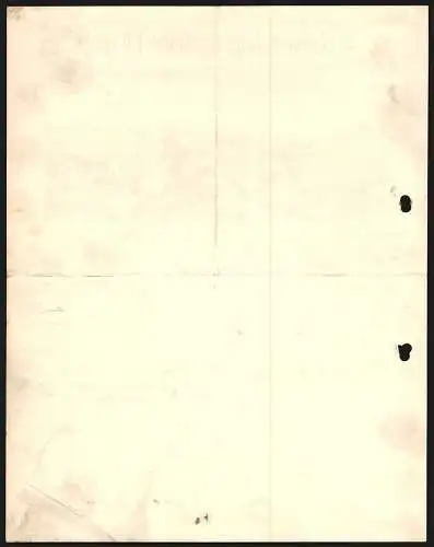 Rechnung Auerhammer bei Aue 1912, F. A. Lange, Dr. Geitner`s Argentanfabrik, Gesamtansicht des Werkgeländes am Fluss