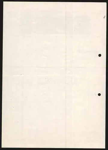 Rechnung Emmendingen 1933, Erste Deutsche Ramie-Gesellschaft, Textil-Fabrikation, Fabrikgelände und Arbeiterkolonie