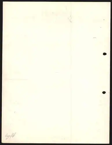 Rechnung Tuttlingen 1910, Gebr. Dihlmann, Mechanische Schuh-Fabrik, Transportkutsche am Betriebsgelände