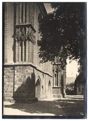 Fotografie W. Apel, Berlin, Ansicht Königsberg / Neumark, Marienkirche Teilansicht