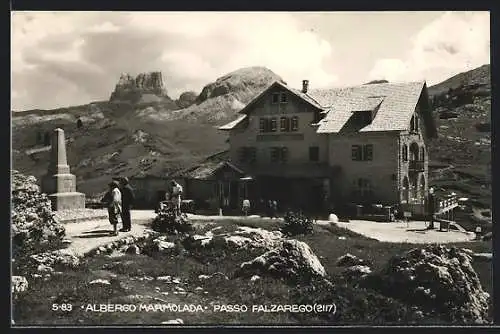 AK Passo Falzarego, Albergo Marmolada