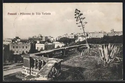 AK Frascati, Panorama da Villa Torlonia