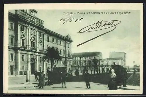 AK Taranto, Piazza XX Settembre e Palazzo degli Uffici