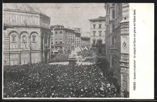 AK Firenze, Lo scoppio del Carro nel giorno del Sabato Santo