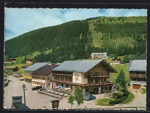 AK Oberjoch /Allgäuer Alpen, Gasthaus Zum Löwen, Aussenansicht mit Umgebung