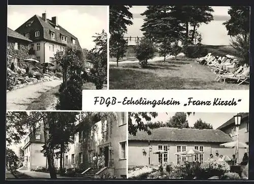 AK Diensdorf a. Scharmützelsee, Gasthaus FDGB-Erholungsheim Franz Kirsch, Aussenansichten
