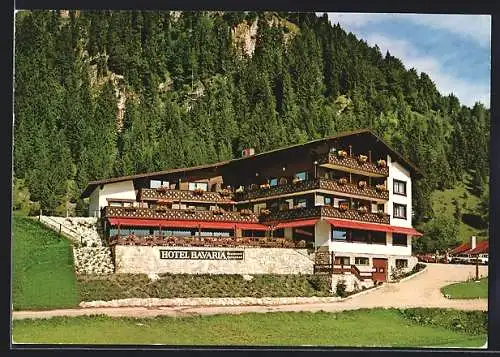 AK Pfronten /Bayr. Allgäu, Hotel Bavaria, Aussenansicht mit Umgebung