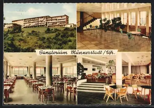 AK Münnerstadt /Ufr., Sanatorium, Innenansichten