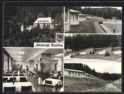 AK Bucha / Thür., FDGB-Ferienheim Aktivist, Aussenansichten