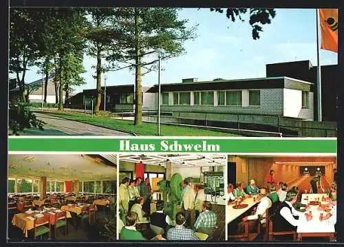 AK Schwelm, Gasthaus Restaurant Schwelm, Innenansichten