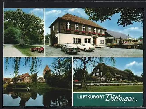 AK Dötlingen, Gasthaus Schützenhof, Aussenansichten