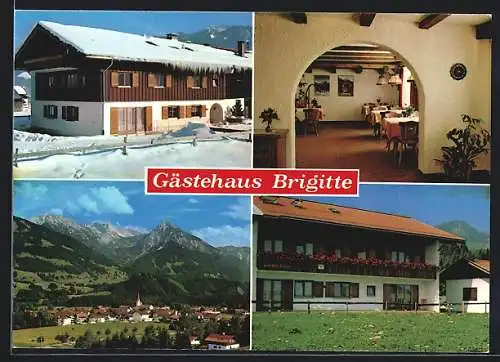 AK Fischen / Allgäu, Hotel-Gästehaus Brigitte, Beslerstrasse 26